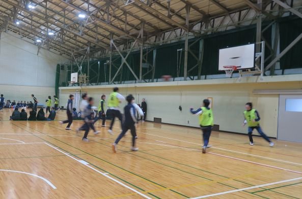 バスケットボールの様子