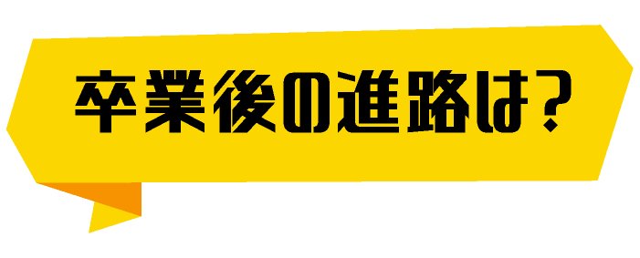 卒業後の進路は？