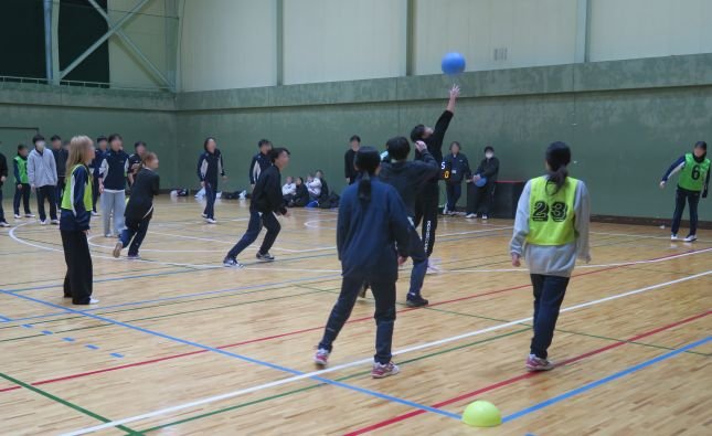ドッジボールの様子