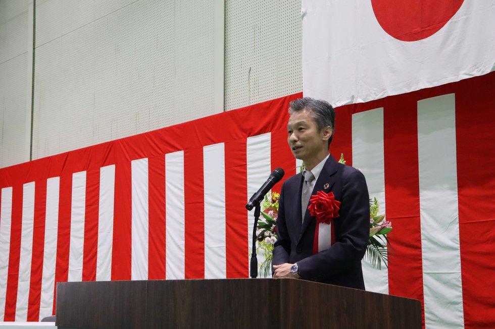 来賓祝辞（佐々木 米子市総合政策部長）