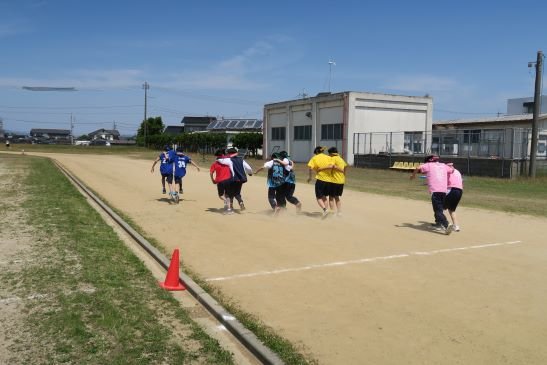 二人三脚リレー